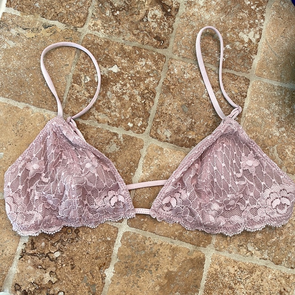 Free People string bikini bra